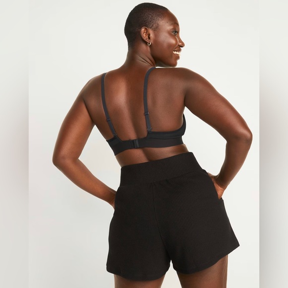 🆕 Old Navy Women’s Mesh V-Neck Bralette Top Bralette Bra Black XL 38DD 40D 40DD - Picture 5 of 14